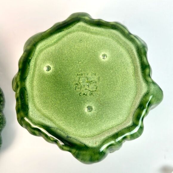 Vintage California Pottery Metlox PoppyTrail Broccoli Cookie Jar Canister - Picture 7 of 11